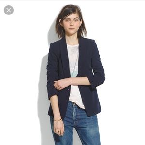 Madewell Navy boyfriend blazer Size 4